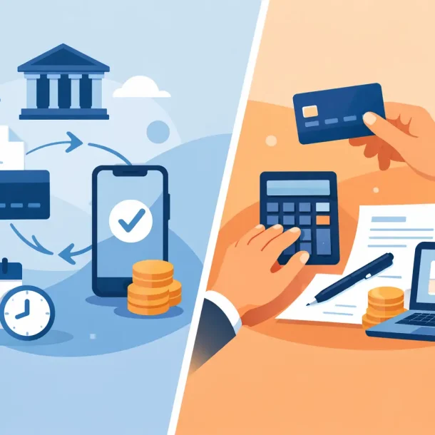 Addebito diretto vs pagamento manuale a confronto