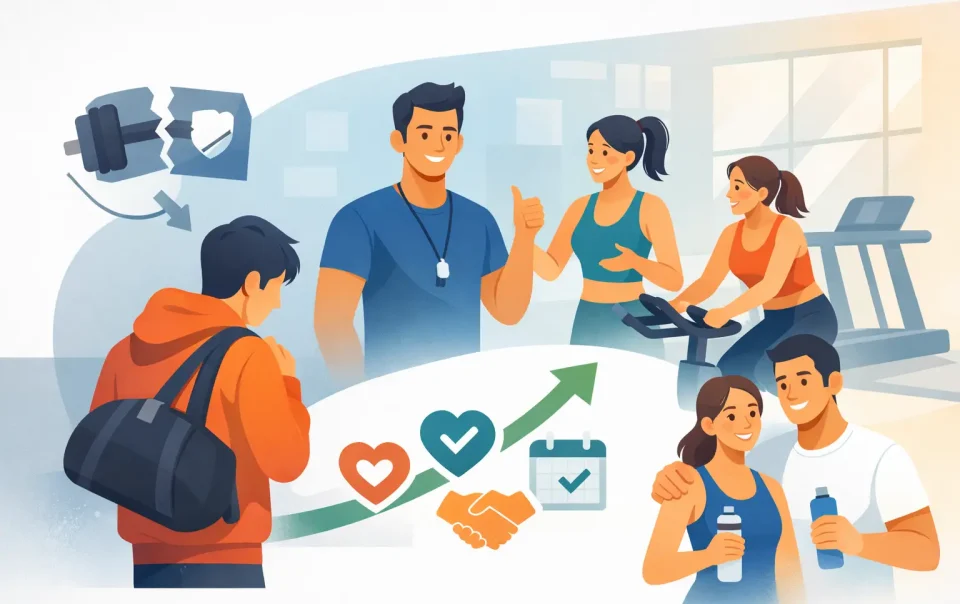 Riduzione abbandono iscritti in palestra